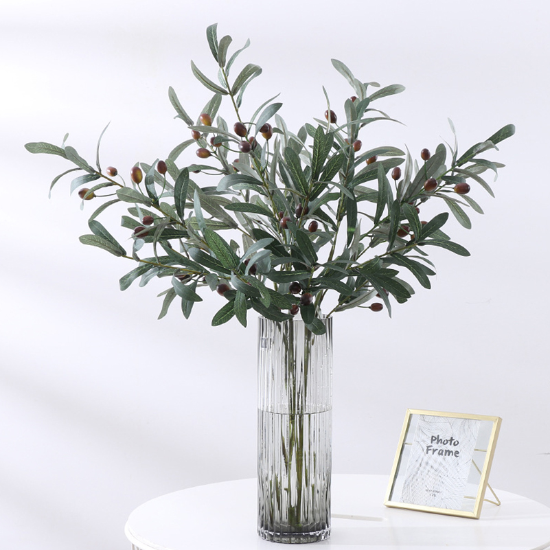 Fiddle Leaf Fig - Sztuczne rośliny liście oliwkowe gałęzie drzewy