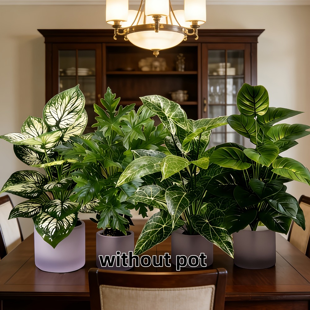 4 szt. Sztucznych roślin z 48  – Fiddle Leaf Fig recenzja i cena