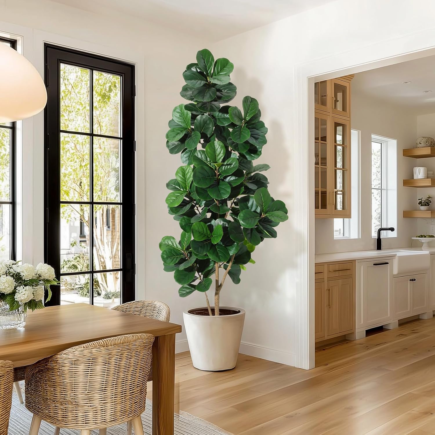 Sztuczne drzewko figowiec lier – Fiddle Leaf Fig recenzja i cena