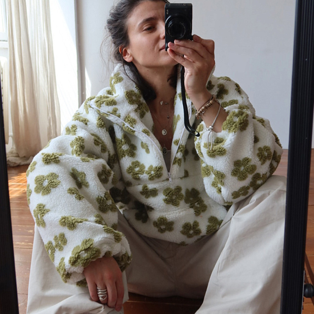 Damski sweter z polaru z kwiat – Plant Parent Hoodie recenzja i cena